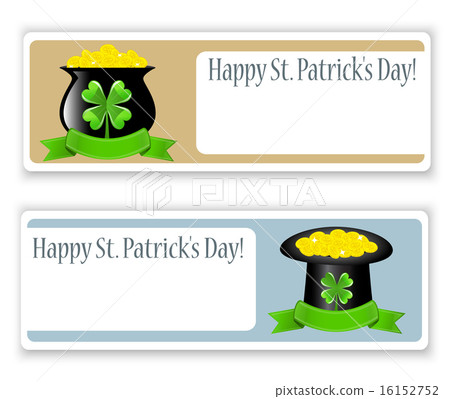 vector banners for St. Patrick's Day 16152752