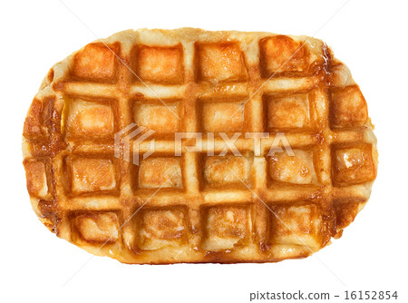Liege waffles, pastries isolated on white 16152854