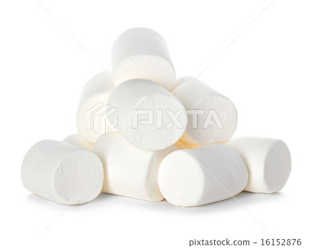 Marshmallow isolated on white background 16152876