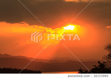 Sunset at lake Sunset at lake 16153993