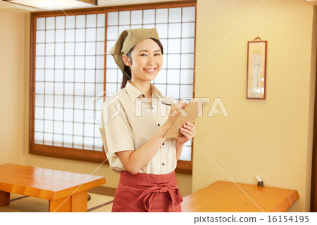 Clerk taking orders Clerk taking orders 16154195
