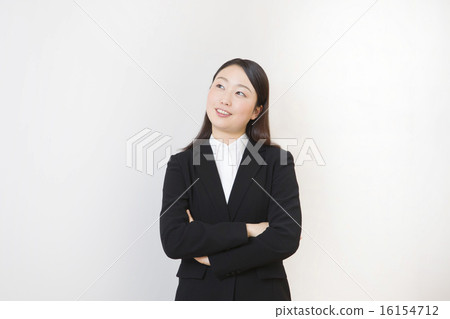 Business woman · a young woman doing arms 16154712