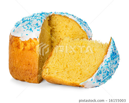 Easter cake isolated on white background Easter cake isolated on white background 16155003