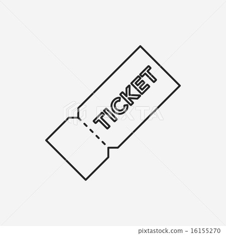 air ticket line icon air ticket line icon 16155270