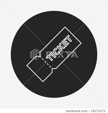 air ticket line icon air ticket line icon 16155273