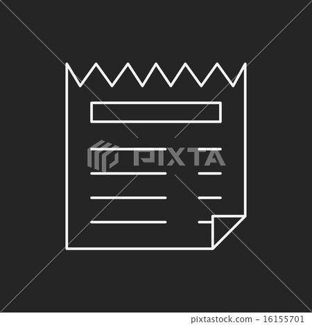 shopping list line icon 16155701
