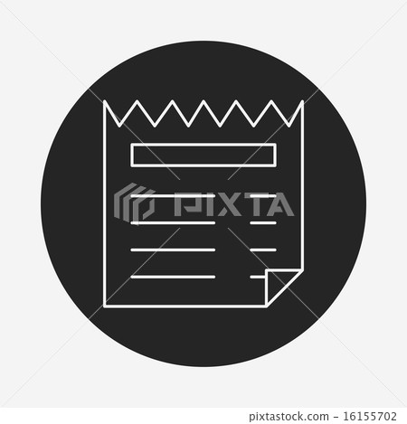 shopping list line icon 16155702