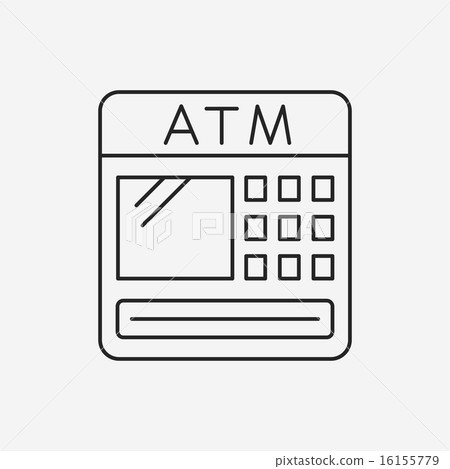 ATM line icon 16155779