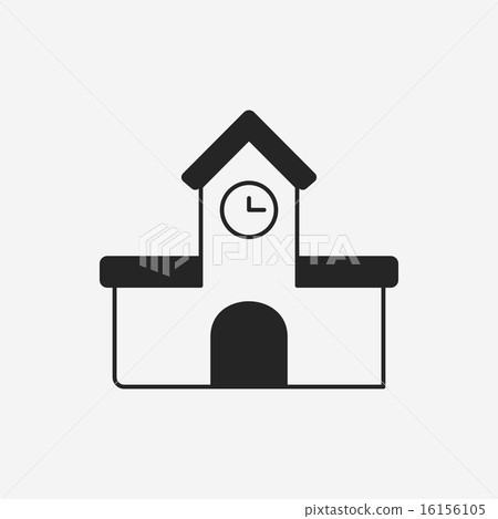 school building icon 16156105