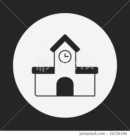 school building icon 16156106