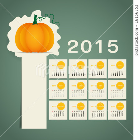 2015 calendar. Vector illustration. 2015 calendar. Vector illustration. 16156553