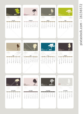2015 calendar. Vector illustration. 2015 calendar. Vector illustration. 16156572