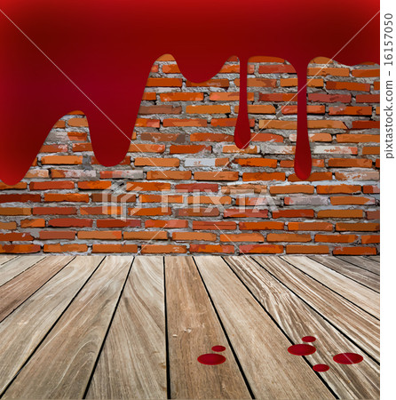 Happy Halloween design banners. Blood dripping, blood background 16157050