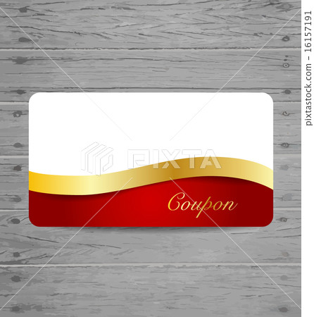 Gift Cards with gold ribbons. Vector illustration. Gift Cards with gold ribbons. Vector illustration. 16157191