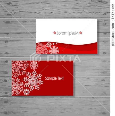 Holiday gift card with gift bows and ribbons. Vector illustratio 16157466