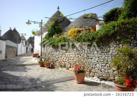 A residential area of Alberobello like a fairy tale world 16158723
