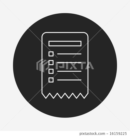 shopping list line icon 16159225
