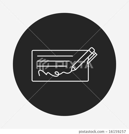 money check line icon 16159257