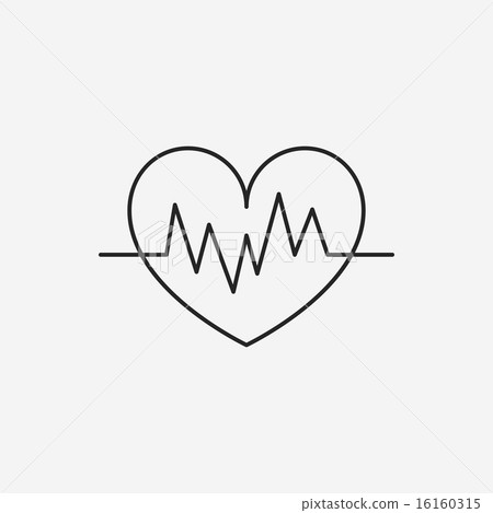 ECG line icon 16160315
