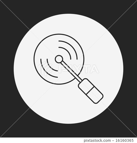 pizza cutter line icon pizza cutter line icon 16160365