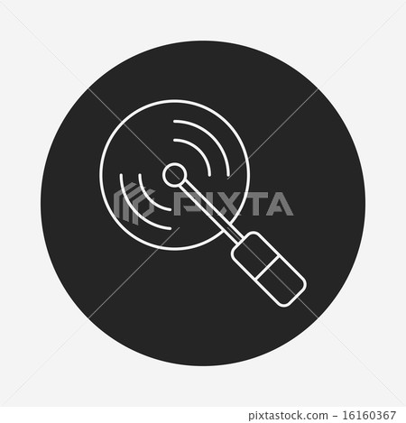 pizza cutter line icon pizza cutter line icon 16160367