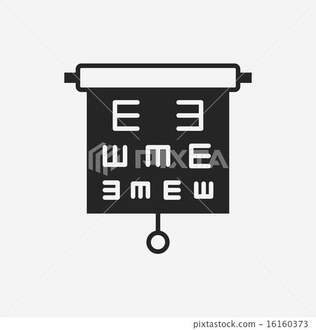 Eye chart icon Eye chart icon 16160373