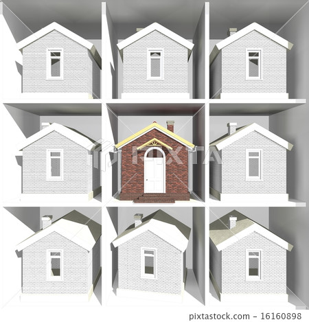 House models on the rack 16160898