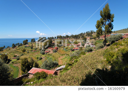 Peru Lake Titicaca Lake in the village of Takile Island 16160979
