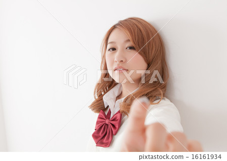 棕色頭髮 制服 校服 16161934