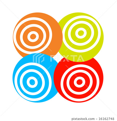 Vector logo of round hypnosys colors ball motion Vector logo of round hypnosys colors ball motion 16162748