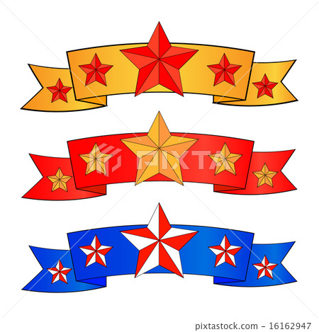 vector for victory day with stars on ribbon 16162947