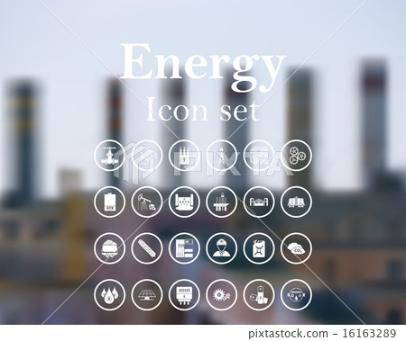 Energy icon set. Energy icon set. 16163289