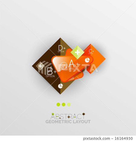 Modern abstract geometric info banner Modern abstract geometric info banner 16164930