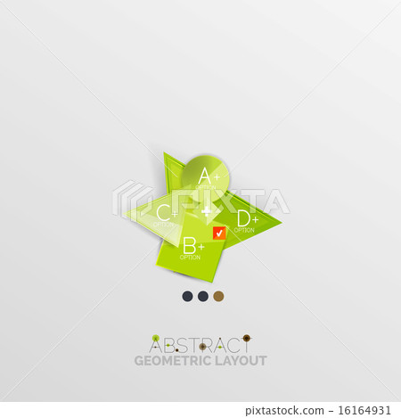 Modern abstract geometric info banner Modern abstract geometric info banner 16164931