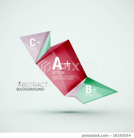 Geometric shapes with sample text. Abstract template Geometric shapes with sample text. Abstract template 16165054