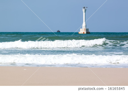 The lighthouse at  Andaman sea near Tarutao island 16165845