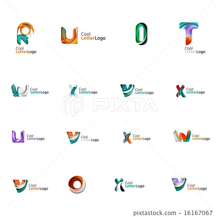 Set of universal company logo ideas, business icon collection Set of universal company logo ideas, business icon collection 16167067