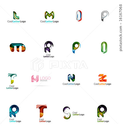 Set of universal company logo ideas, business icon collection Set of universal company logo ideas, business icon collection 16167068
