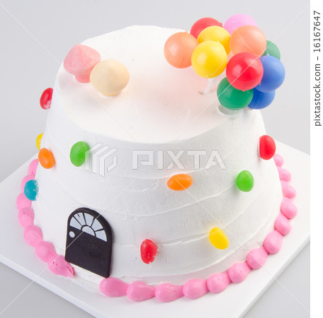 cake, Ice-cream cake on background 16167647
