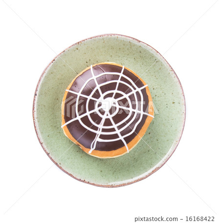 donut. halloween donut on the background 16168422