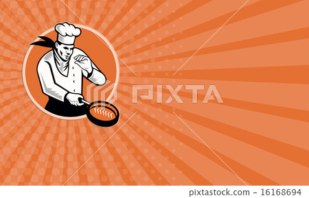 Business card Chef Cook Cooking Pan Circle 16168694