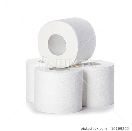 Toilet paper isolated 16169263