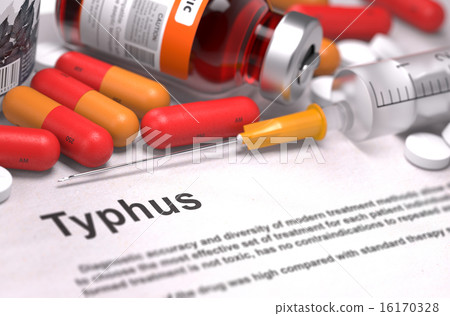 Diagnosis - Typhus. Medical Concept. Diagnosis - Typhus. Medical Concept. 16170328