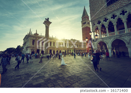 San Marco in sunset time, Venice, Italy 16171400