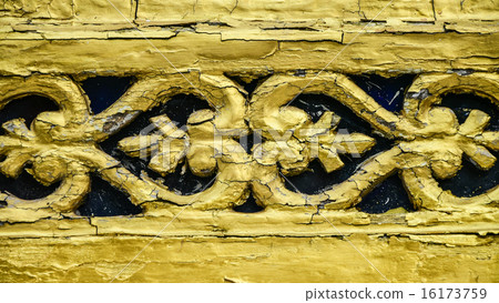 Vintage wooden art crafts in Thai style  16173759