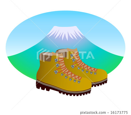 徒步登山富士山1 16173775