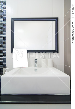 Interior bathtoom in Luxury Home Interior bathtoom in Luxury Home 16174695