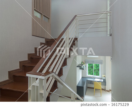 Luxury Interior staircase between follor Luxury Interior staircase between follor 16175229