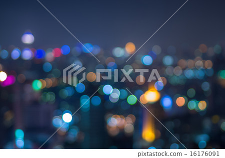 Cityscape background, Blurred Photo bokeh 16176091
