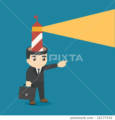 Businessman get idea 16177430